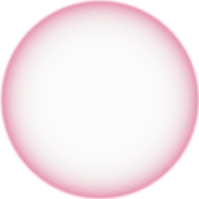 Dreamy Gradient Circle in Outlined Magenta